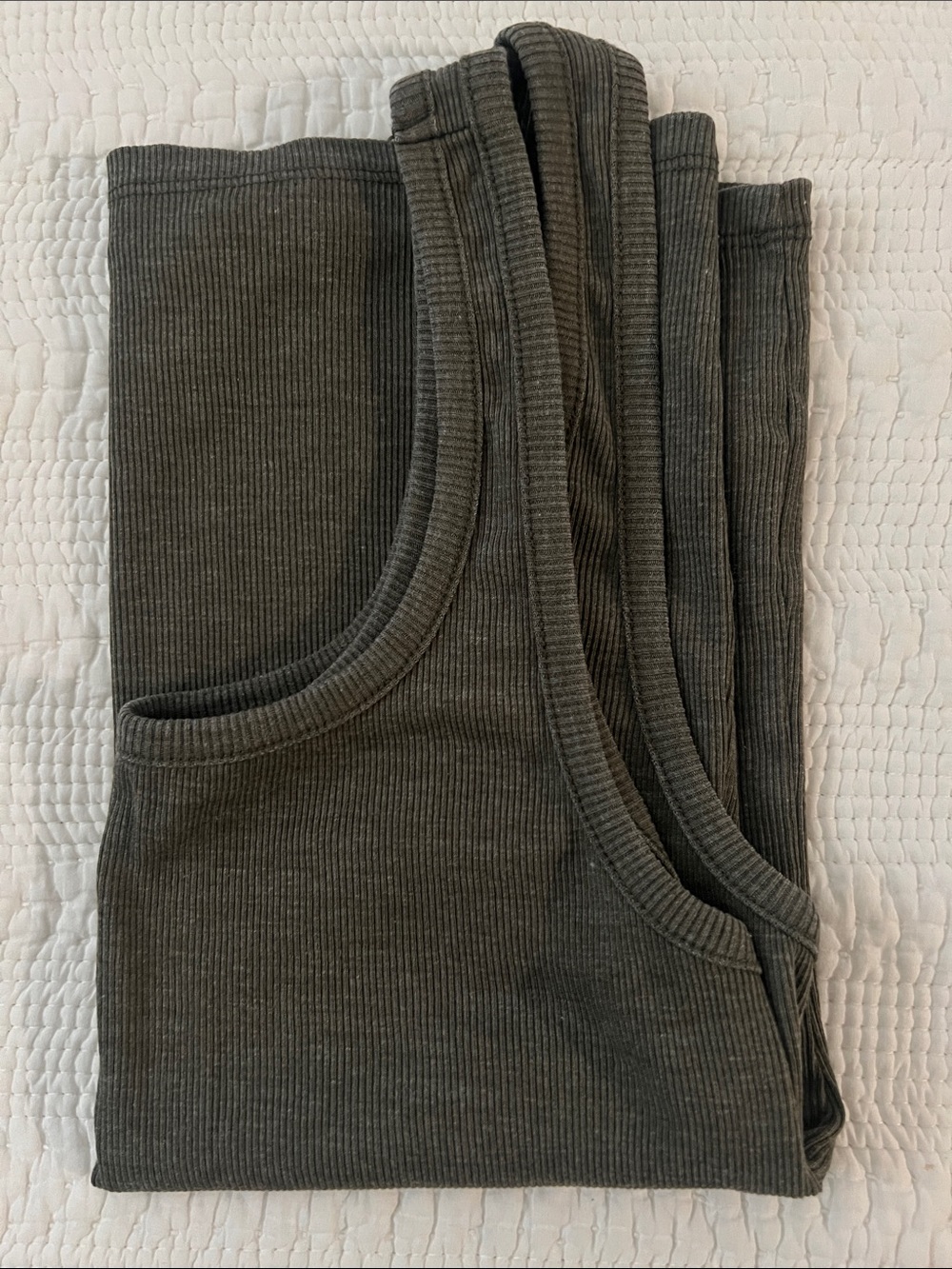 Zsupply Ribbed Scoop Tank Top